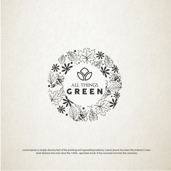 Design by Osandal titled "flowers logo "