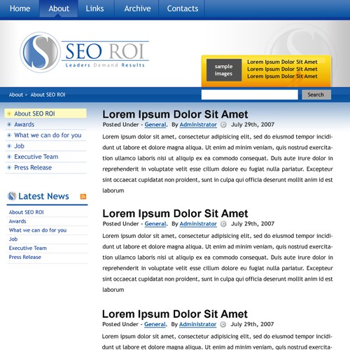 $355 WordPress design- SEO Consulting Site デザイン by nasgorkam