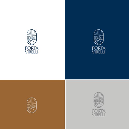 "Logo for Porta Virelli: Elegant Boutique Stay Concept" winning Logo design