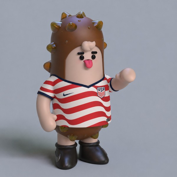 Design by sfd17 titled "character 3d "
