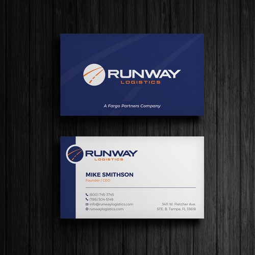 Design di Runway Logistics Business Card di Rakibh