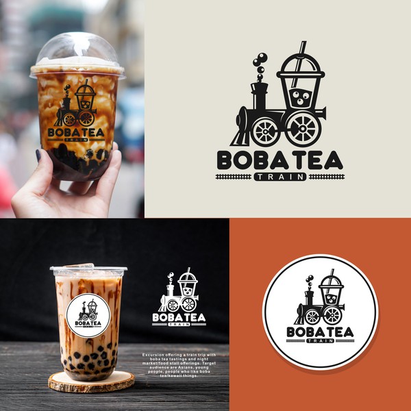 Design realizzato da Billy-art intitolato "BobaTea Train"
