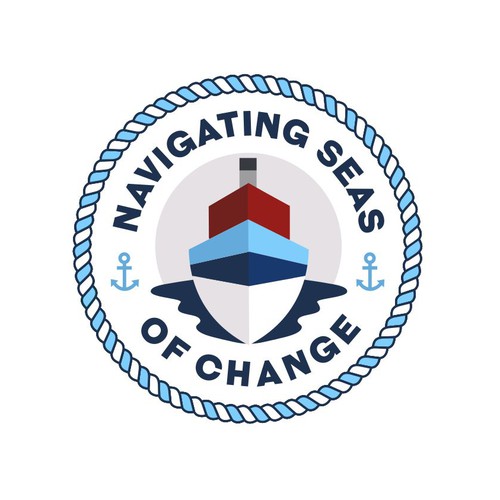 Nautical themed conference logo! Design by Harleen™