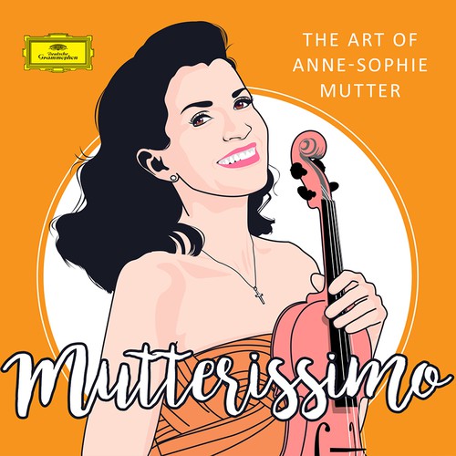 Illustrate the cover for Anne Sophie Mutter’s new album デザイン by kirstie.design
