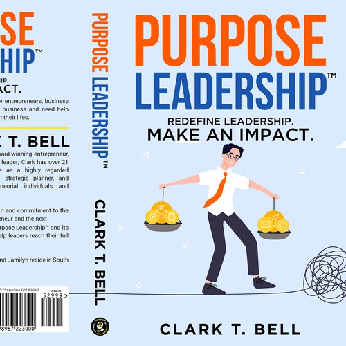 Purpose Leadership Book Cover Design by Bigpoints