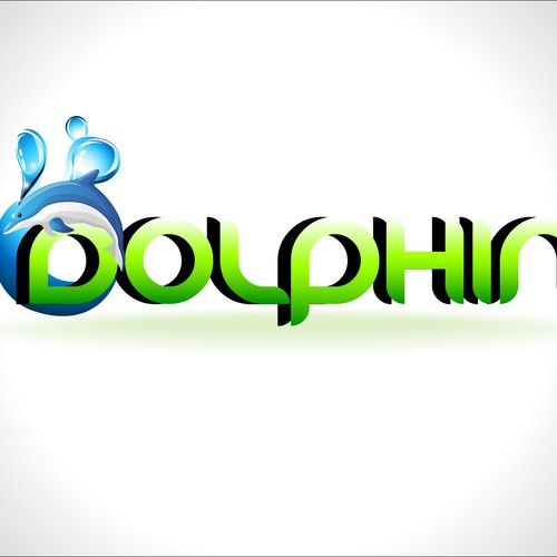 New logo for Dolphin Browser Design by karmenn9 (tina_sol)