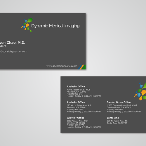 Create A Business Card For Medical Office Visitenkarte Wettbewerb