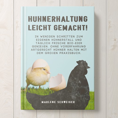 Chicken Farming Book Cover Design by thekidgraphic