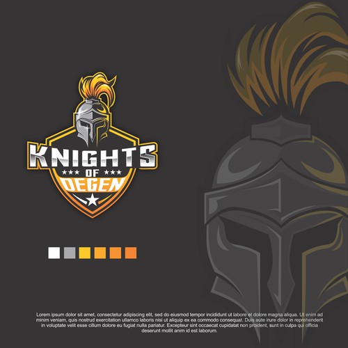 "Knights of Degen" Logo and Branding Design by Adiwinata