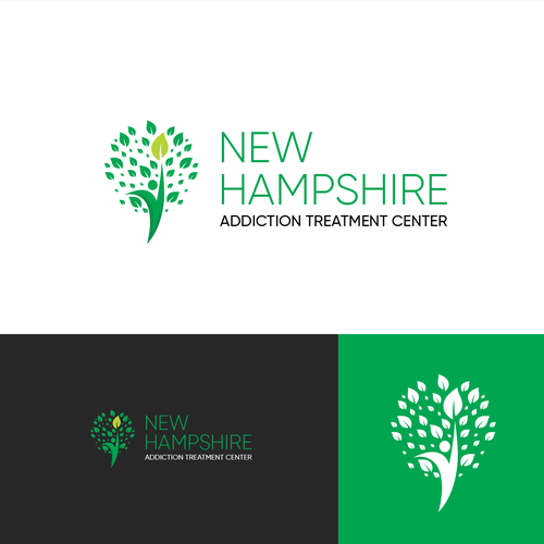 Strong new logo design for our Addiction Treatment Center Design by reflect the style ™