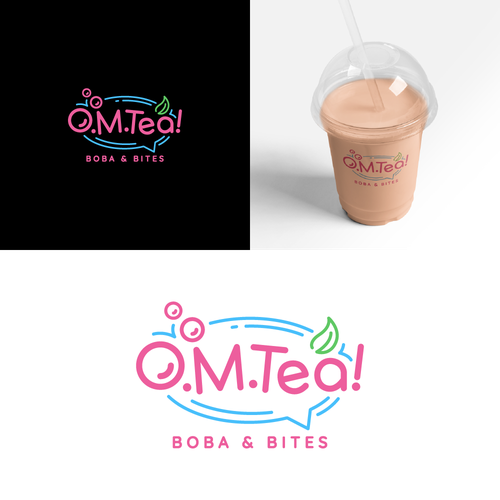 Design eye catching logo for bubble tea shop. Design by sebuahruang