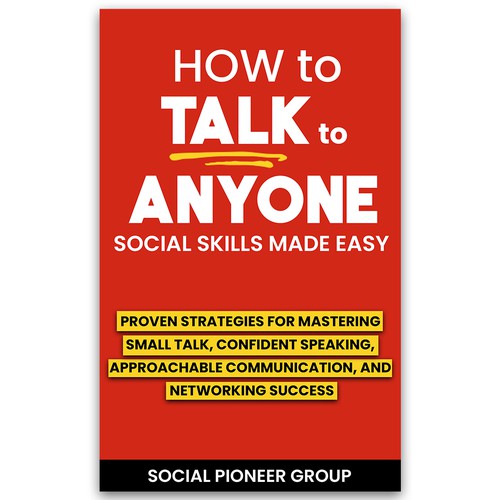 HELP!! Best-seller Ebook Cover: How To Talk To Anyone Design by Almas Furqan