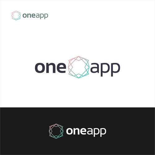 oneapp logo Design by Blue Mantis