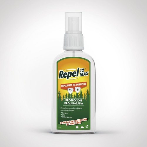 Repel 12 Max Etiqueta Design by Anrally