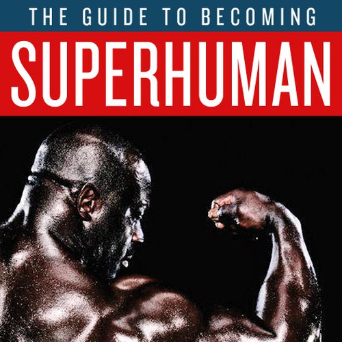 "Becoming Superhuman" Book Cover Design by leesteffen