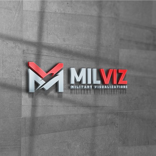 MILVIZ Logo - Producer of Military Flight Simulation Design by D E S P O T I C