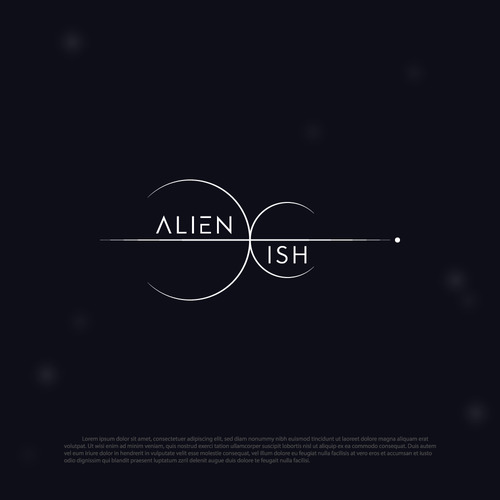Alienish Fashion Brand logo Design by Dan_Tangerine