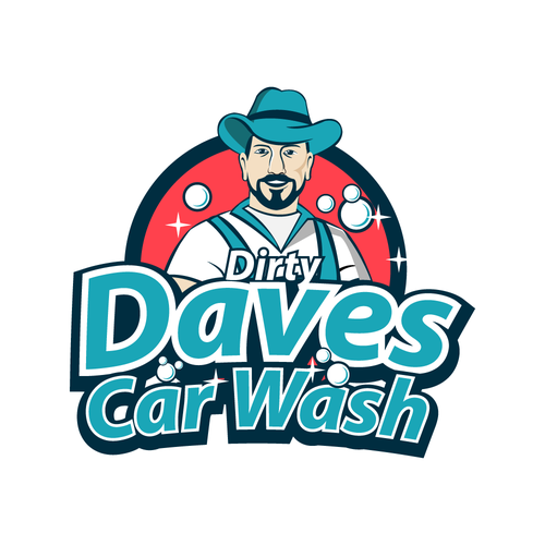 Car Wash Mascot with Logo Réalisé par Wuiing!