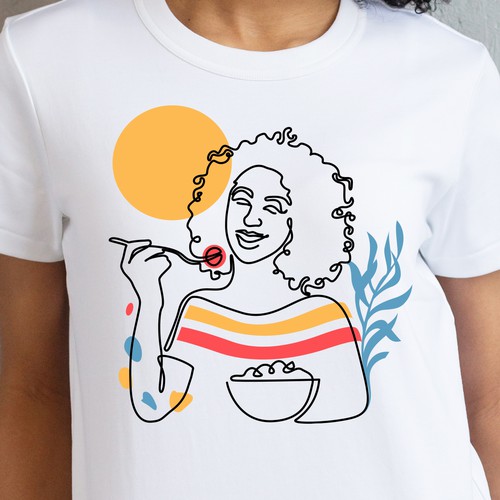 Soul Food/Foodie Themed T-Shirt Designs Design by yulianzone