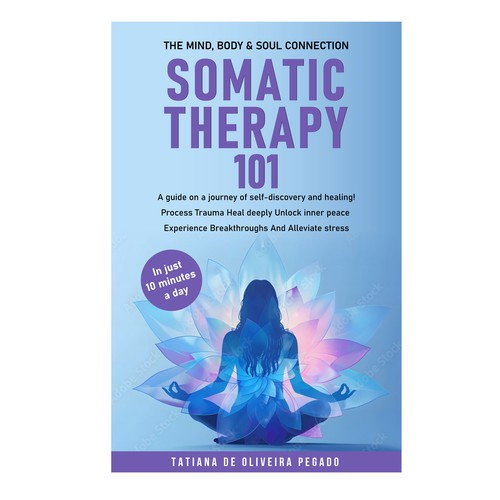 Beautiful & powerful book cover with a lotus flower design Design by 99_master