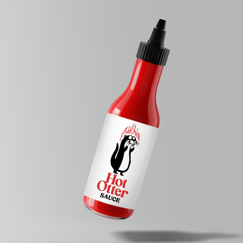 Design a Hot Sauce logo with an Otter Design by Ben Deltorov