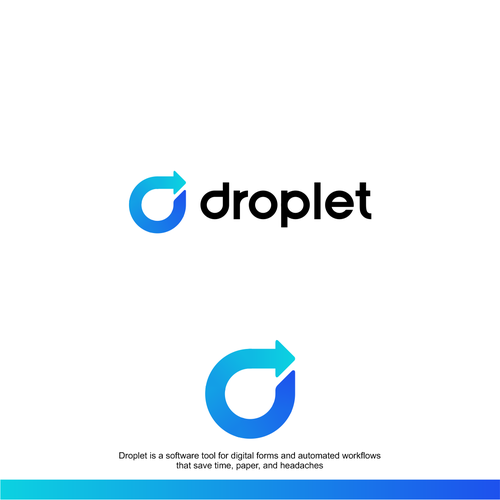 Sleek, minimal logo for digital automation software startup Design by REDjo_design