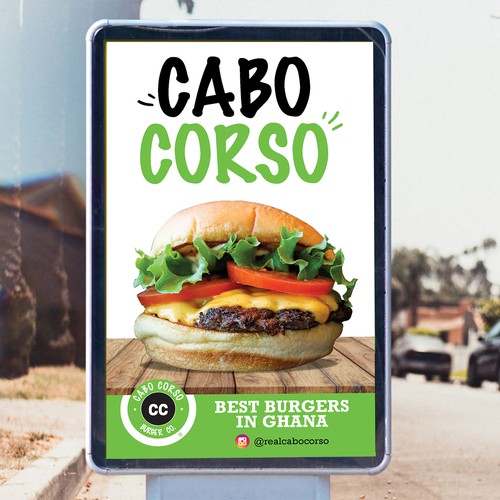 Billboard for Burger Company Design by Krishna Arts