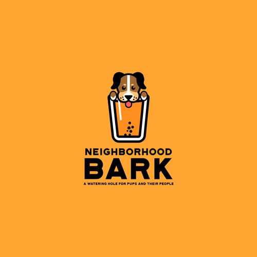 eye-catching logo design for dog themed bar and all-season dog park Design by Purple V design