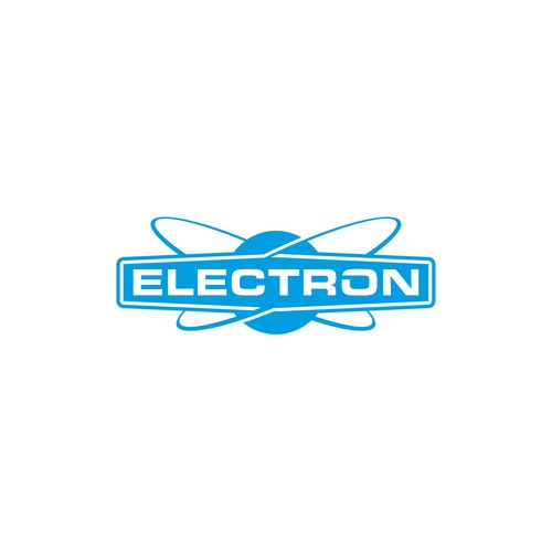 Newlogo designwith the electron drawn as a solid logo Design by Xisco™