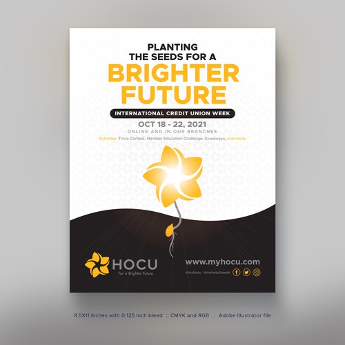 Design a Stunning Event Flyer for Credit Union Design by P I X 3 L