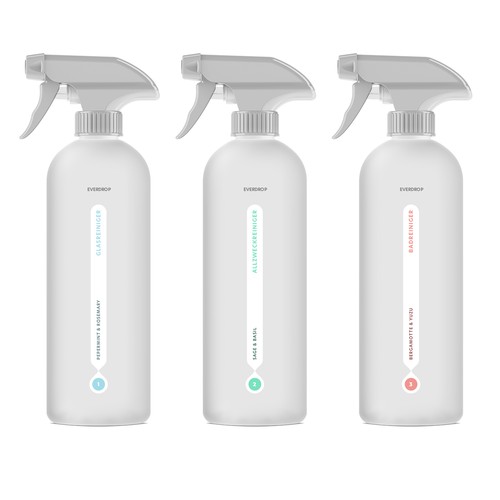 Premium Spray Bottle and Packaging for Cleaning Supplies-ontwerp door gs-designs