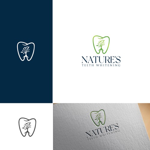 Nature's Teeth Whitening - Needs a Natural Company Logo Design by Web Hub Solution