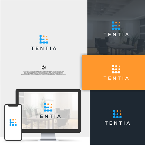 Logo y paquete de imagen corporativa propuesta en el concurso por R O N E