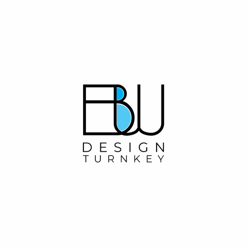 Logo for global interior design firm introducing new turnkey concept Design by Ok Lis