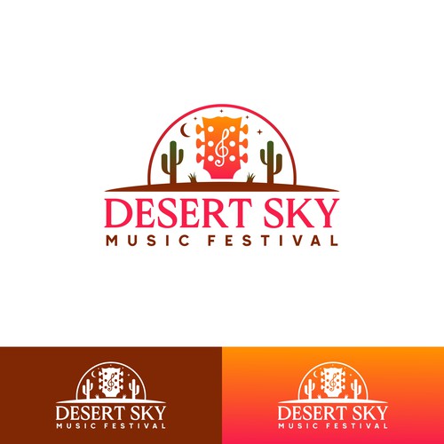 Designs Desert Sky Music Festival Logo design contest