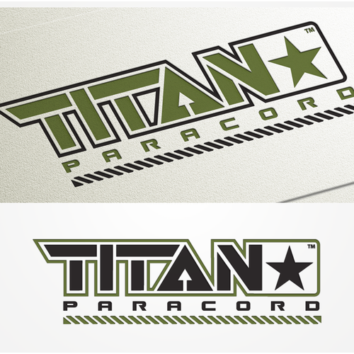 Create the next logo for titan paracord