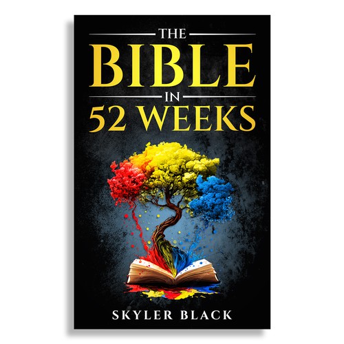 Painterly Book Cover for Yearlong Women's Bible Study Design by Cinque❞