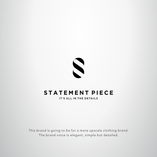 Design a logo for the clothing brand "Statement Piece". It's all in the details. Design by Vanza™