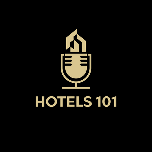 Create a logo for a podcast called - Hotels 101 - incorporate a hotel in the logo Design by Ghouvan