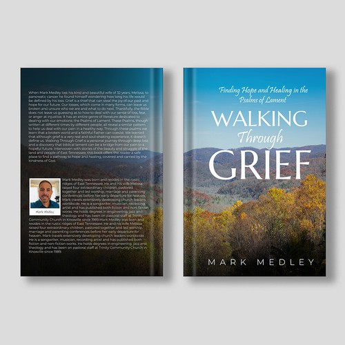 Book Cover: "Walking Through Grief" Guaranteed Winner! Design by H.Khush