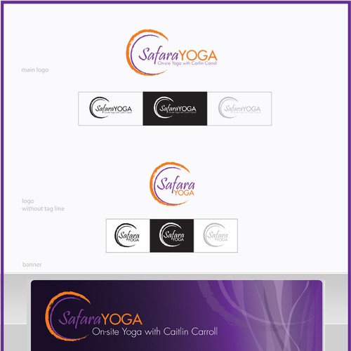 Safara Yoga seeks inspirational logo! Réalisé par Butterflyiva