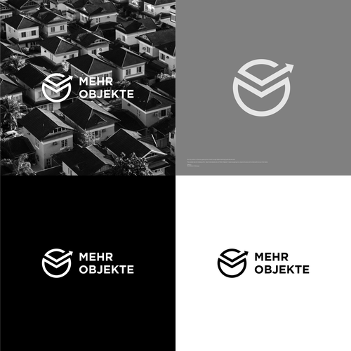 Corporate identy and logo for real estate marketing agency Design by brightshine