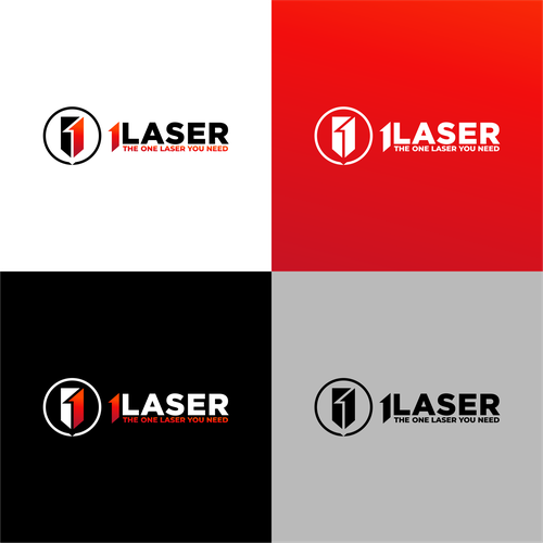 Please design the best logo for consumer laser industry for "1 Laser" Design by canda