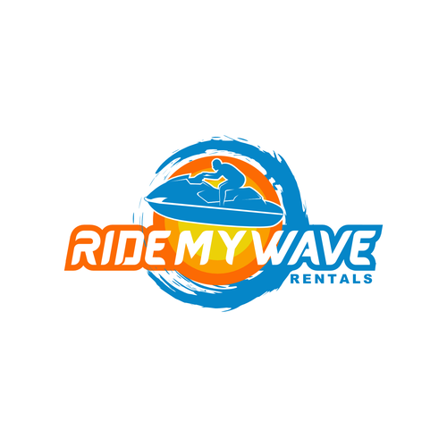 "cool", "edgy", "fun" jet ski company logo. Design by dmtrgor123