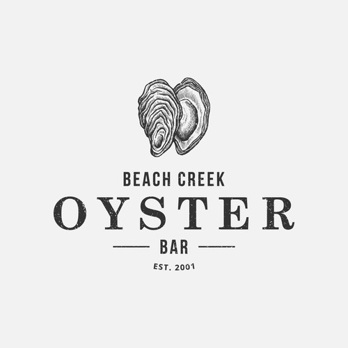 Oyster Bar logo Design by vuveeh™