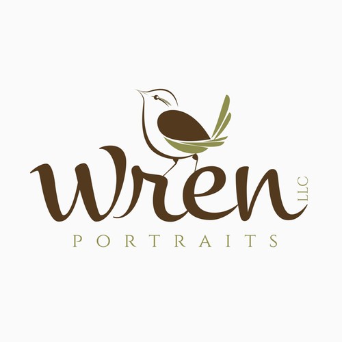 Create a fun logo for Wren Portraits, a family oriented portrait photographer Design réalisé par DiannaD.