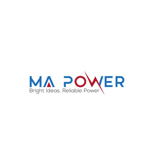 MA Power-ontwerp door colorful graphics