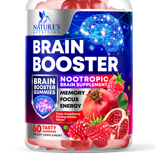 Brain Booster Supplement Design Needed for Nature's Nutrition Design by rembrandtjurin