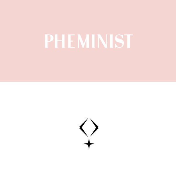 logo design for online tribe "pheminist"