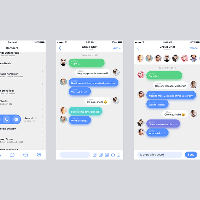 Design The Future of Calling and Messaging | App design contest